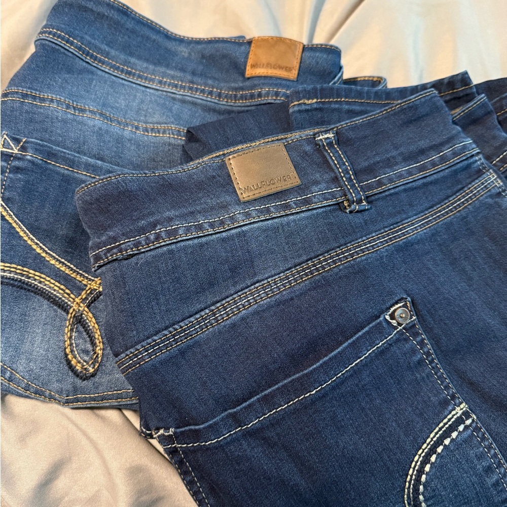 Wallflower Blue Denim Jeans Classic Style